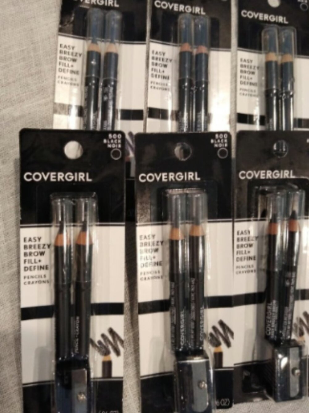 Covergirl Easy Breezy Brow Fill + Define Pencils Black 500